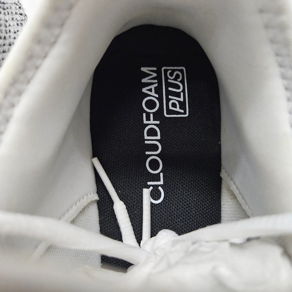 Adidas Cloudfoam Pure SPW Running Shoes IF3393 Grey White Black Women's Size 10 - Picture 9 of 10
